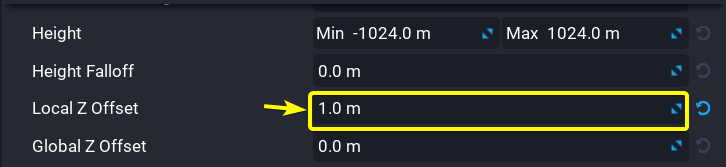 Local Z Offset Property