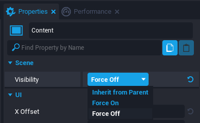 Toggle On Trigger Visibility